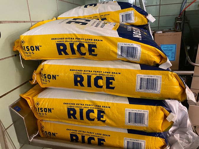 Bag of rice for Too Many Cooks in the Kitchen For Good