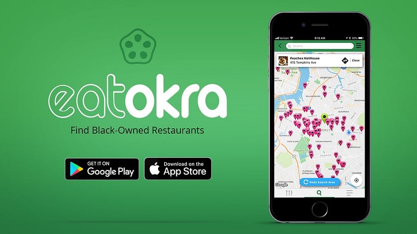 EatOkra App for Black Restaurants