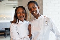 Sengalese Sisters Aminata and Rougui Dia of Le French Bakery & Cafe in Denver