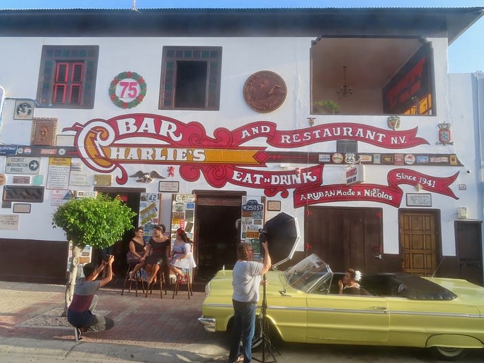 Charlie's restaurant in San Nicolas