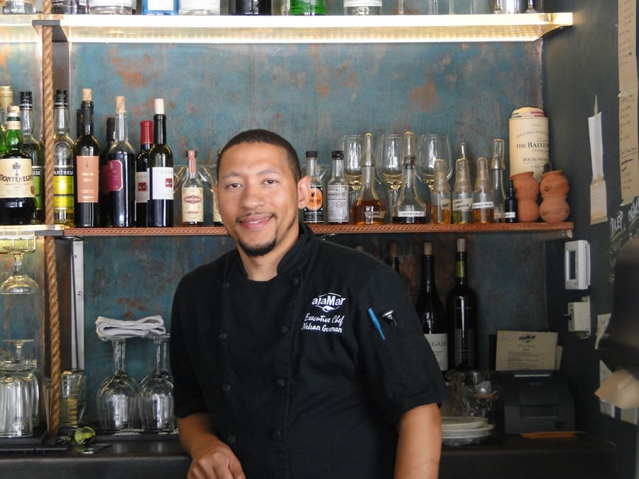 Chef Nelson German, owner of alaMar Kitchen and Bar in Oakland