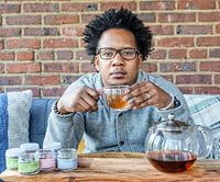 Quentin Vennie, owner of Greenhouse Tea Company