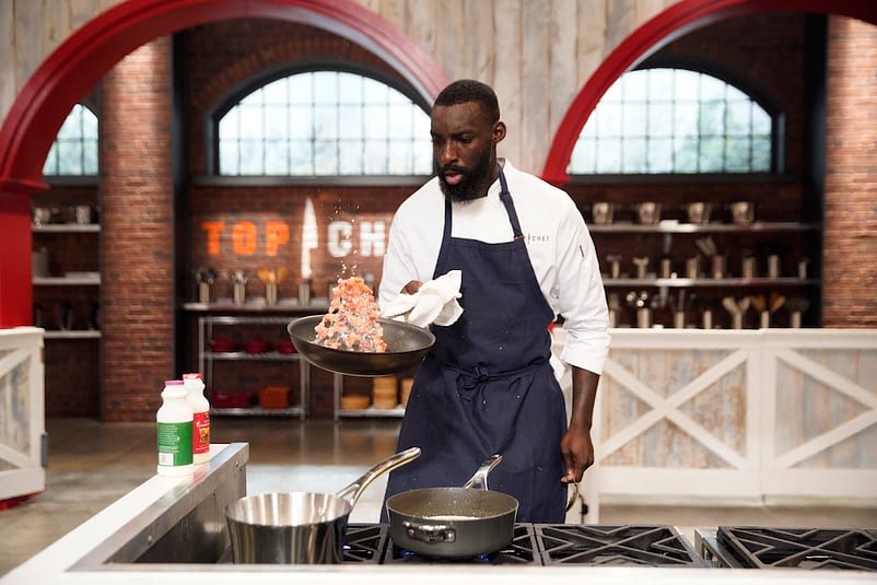 Chef Eric Adjepong competing on Top Chef