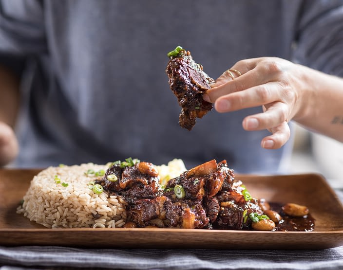 Oxtails at The Jerk Shack by Nicole Blaque
