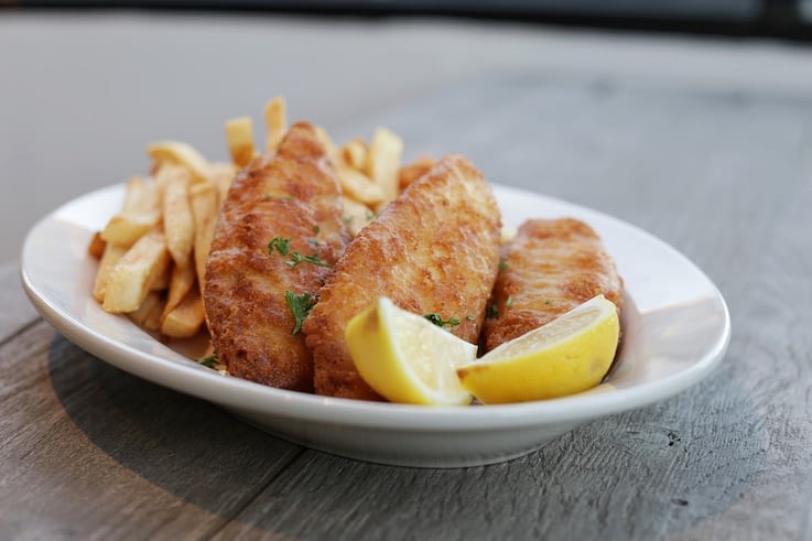 Fish and Chips at AllSpice Kitchen and Grill in Los Angeles