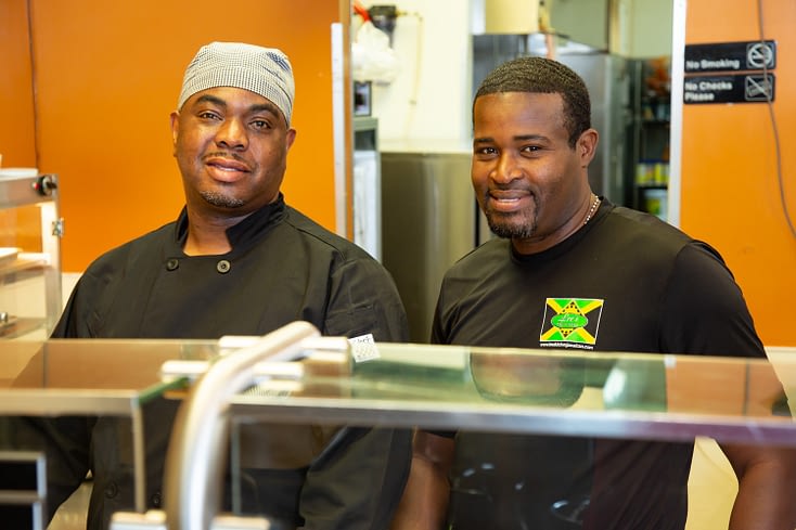 Peter Ellison and Charles Burgess, co-owners of Lee’s Kitchen in Raleigh, N.C.