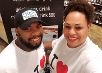 500 Vodka owners Kyle and Teya Smith