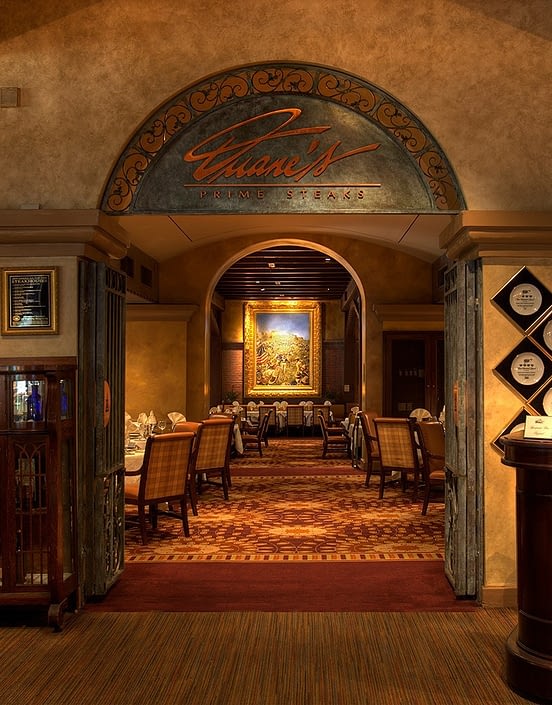 Duane’s Steakhouse and Seafood in The Mission Inn in Riverside, CA