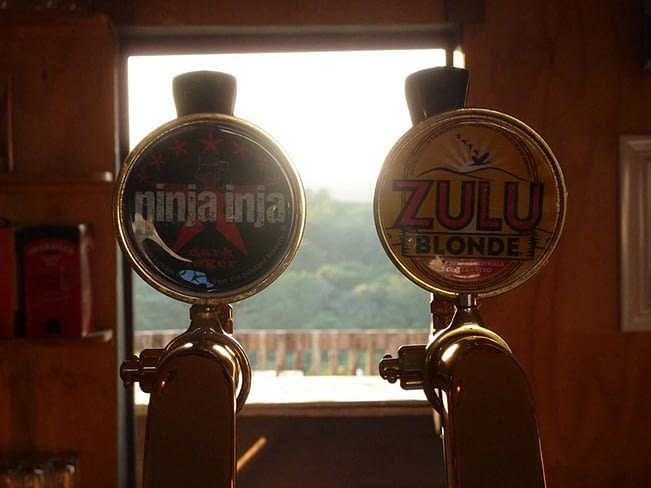 Zululand Brewing Company beers on tap
