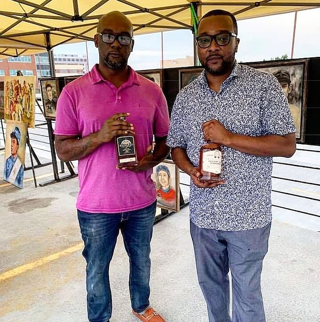 Kelvin Young and Djuan Ditto of Legacy Wine and Spirits