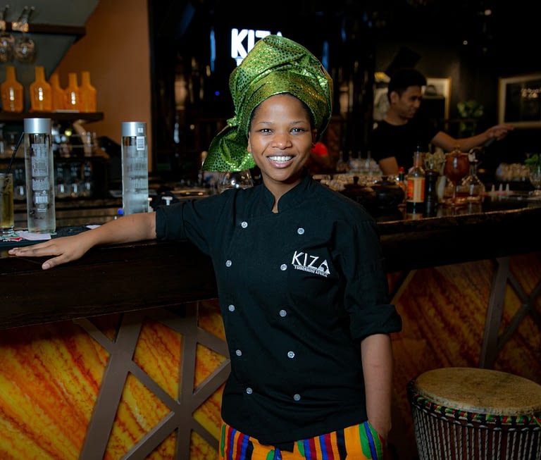 Chef Kuhle Swana of KIZA in Dubai